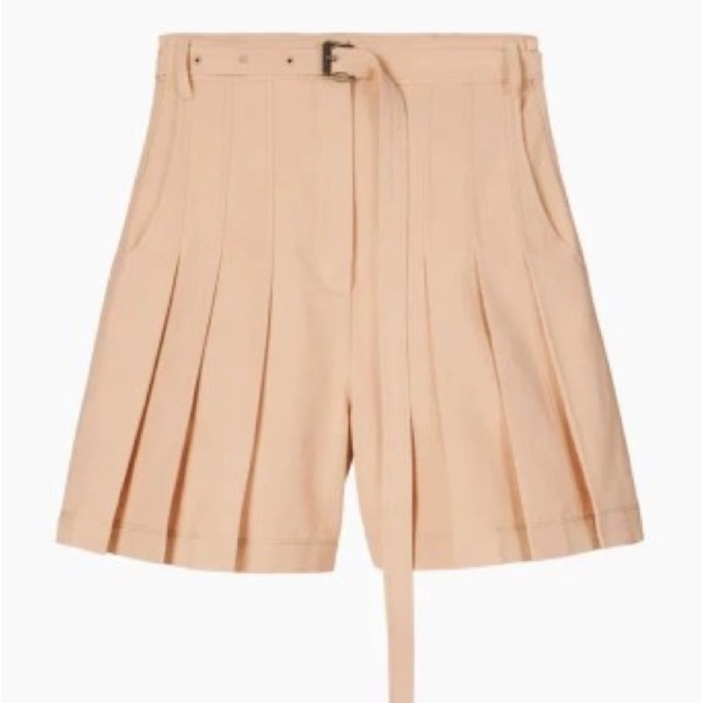 New Zara SRPLS Surplus Pink Pleated Shorts MN SHRT 06 Large 7662/218